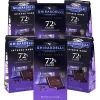 Ghirardelli Dark Chocolate 72% Intense Dark Squares, 4.1 Oz, Total Qty 6