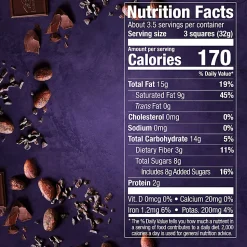 Ghirardelli Dark Chocolate 72% Intense Dark Squares, 4.1 Oz, Total Qty 6