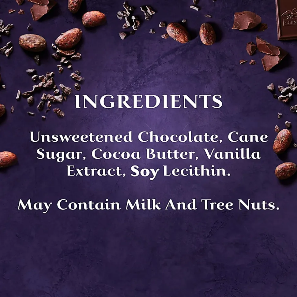 Ghirardelli Dark Chocolate 72% Intense Dark Squares, 4.1 Oz, Total Qty 6