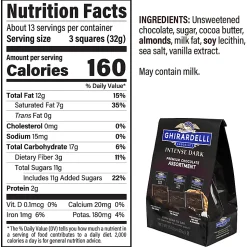 Ghirardelli Intense Dark Chocolate Premium Collection, 15.01 Oz