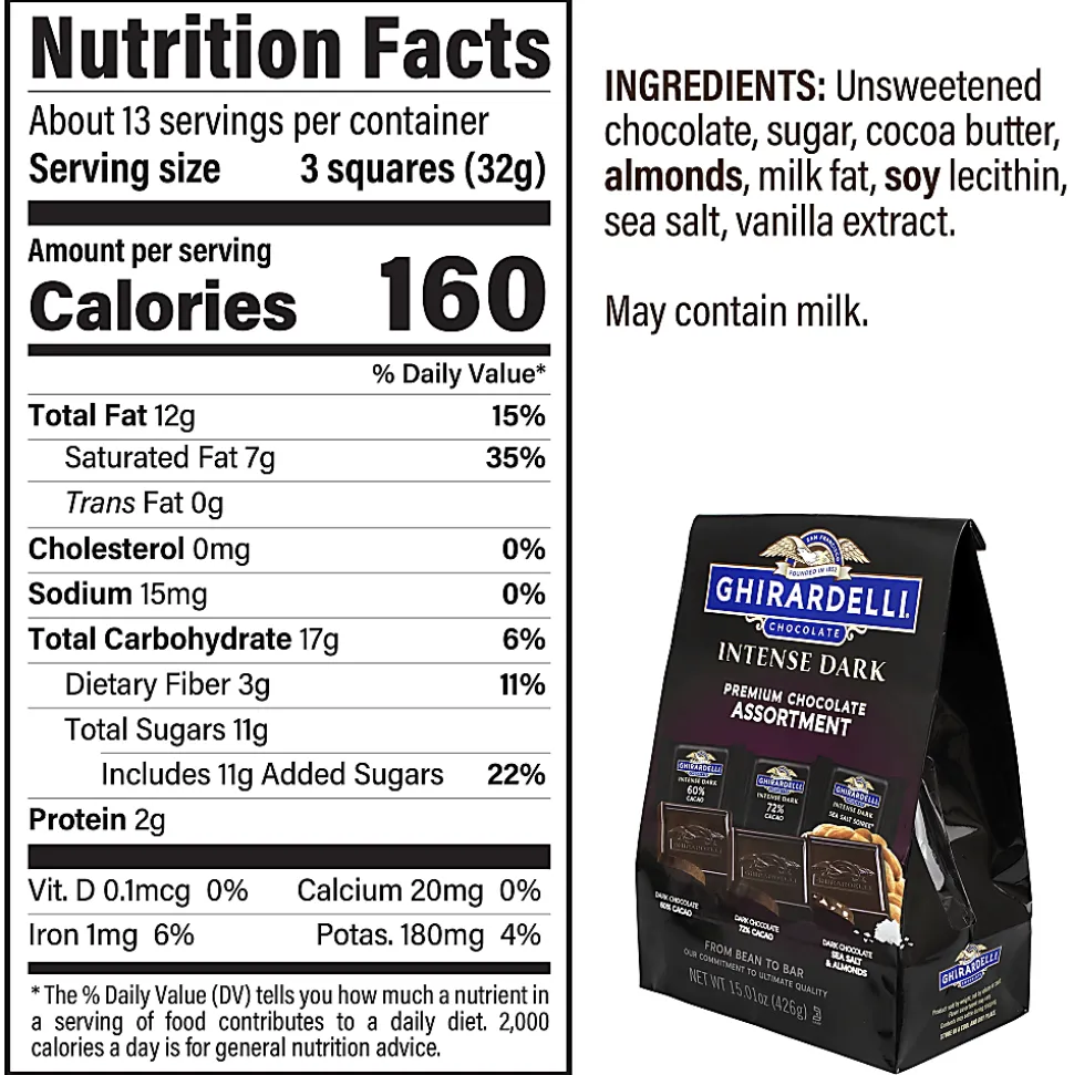 Ghirardelli Intense Dark Chocolate Premium Collection, 15.01 Oz