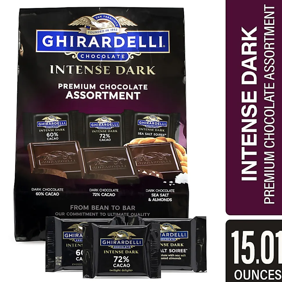 Ghirardelli Intense Dark Chocolate Premium Collection, 15.01 Oz