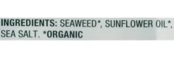 Gimme Roasted Organic Seaweed Snacks, Sea Salt, 0.17 Oz, Total Qty 48
