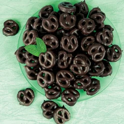 Girl Scouts Thin Mint Pretzel Minis, 1.75 Oz, Pack Of 24 Bags