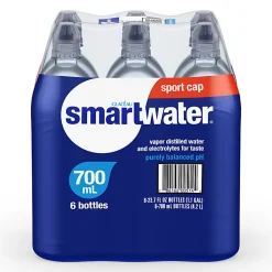 glaceau Smartwater, 23.7 Oz, Case Of 6 Bottles