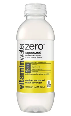 glaceau vitaminwaterzero™ Squeezed, 16.9 Oz, Pack Of 24