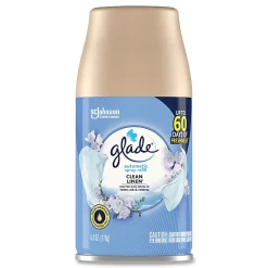 Glade® Automatic Air Freshener, Clean Linen, 6.2 oz, 6/Carton