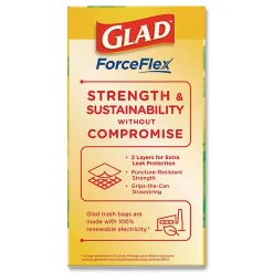 Glad ForceFlex Kitchen Drawstring Trash Bags, 13 gal, Gain Original Scent, 24