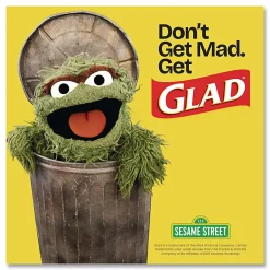 Glad ForceFlex Kitchen Drawstring Trash Bags, 13 gal, Gain Original Scent, 24