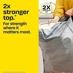Glad ForceFlexPlus X-Large Kitchen Drawstring Bags, Fresh Clean with Febreze Freshness, Large Size, 180 Count - 78913CT