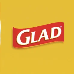 Glad® OdorShield® Quick-Tie® Small Trash Bags,  0.5 mil, Tie-Flap, 4 gal, Febreze Fresh Clean Scent, 8 x 18, White, 26 Bags/Box, 6 Boxes/Carton