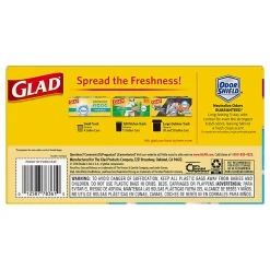 Glad® OdorShield® Tall Kitchen Trash Bags,  0.9 mil, 13 Gallons, Yellow, Box Of 40