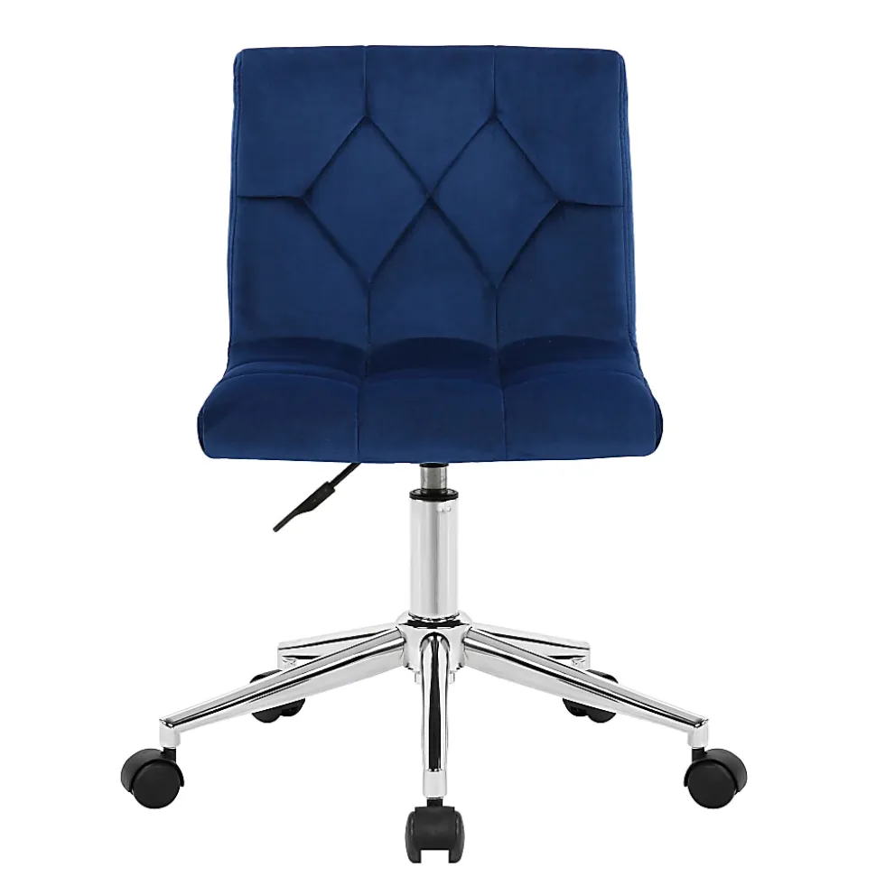 Glamour Home Amali Office Chair, Blue