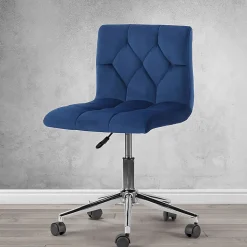 Glamour Home Amali Office Chair, Blue