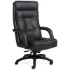 Global® Arturo™ Bonded Leather High-Back Tilter Chair, 50"H, Black