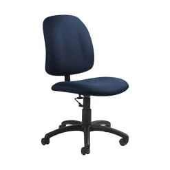 Global® Goal Low-Back Task Chair, 39"H x 20 1/2"W x 24 1/2"D, Admiral/Black
