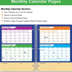 2026-2027 Global 11-Month Weekly/Monthly Academic Year Elementary Student-Matrix Planner, 8-1/2