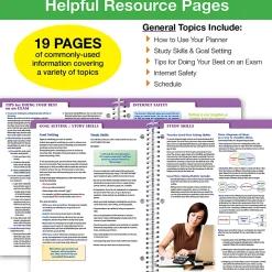2026-2027 Global 11-Month Weekly/Monthly Academic Year Secondary Student-Matrix Planner, 8-1/2
