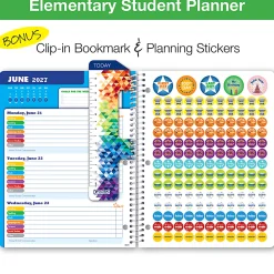 2026-2027 Global 11-Month Weekly/Monthly Academic Year Elementary Student-Block Planner, 8-1/2” x 11”, Teamwork, August To June, Total Qty 1