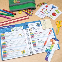 2026-2027 Global 11-Month Weekly/Monthly Academic Year Elementary Student-Block Planner, 8-1/2” x 11”, Teamwork, August To June, Total Qty 1