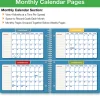 2026-2027 Global 11-Month Weekly/Monthly Academic Year Secondary Student-Block Planner, 8-1/2” x 11”, Blue, August To June, Total Qty 1