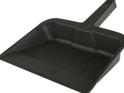 Globe Commercial Products Plastic Dustpan, 14-1/4” x 12", Black