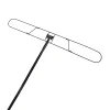 Globe Commercial Products Snap-On Metal Dust Mop Handle, 60", Black, 3108