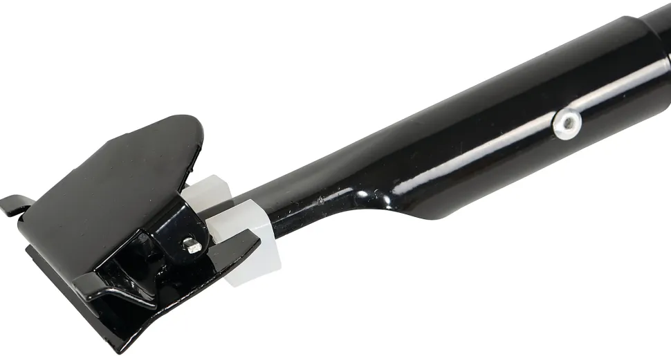 Globe Commercial Products Snap-On Metal Dust Mop Handle, 60", Black, 3108EA