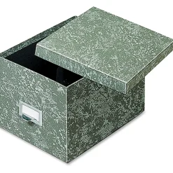 Globe Weis® Index Card Storage Tray, 6" x 9", 70% Recycled, Green