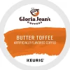 Gloria Jean's Butter Toffee Keurig Single-Serve K-Cup Pods, Medium Roast, 24 Pods Per Pack, Case Of 4 Packs