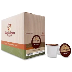 Gloria Jean's Coffees Single-Serve Coffee K-Cup® Pods, Hazelnut, Carton Of 24
