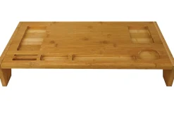 GNBI Bamboo Monitor Stand, 3 7/8”H x 23 3/4”W x 11 3/4”D, Natural