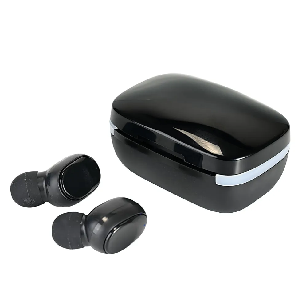 GNBI Earbuds With Charging Case, Black, 6642