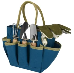 GNBI Mini Garden Tool Tote Set, Teal