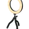 GNBI 6” Video Conference Ring Light Kit, 13”, 5W, Black