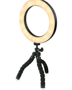 GNBI 6” Video Conference Ring Light Kit, 13”, 5W, Black