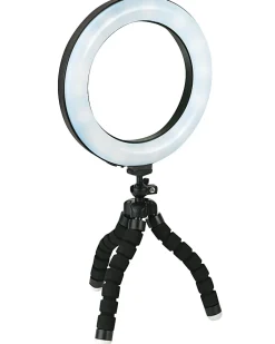 GNBI 6” Video Conference Ring Light Kit, 13”, 5W, Black
