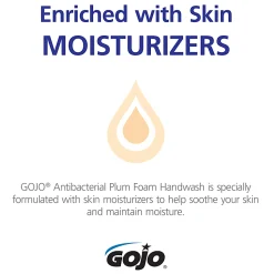 GOJO® ADX-12 Antibacterial Foam Hand Wash Soap, Plum Scent, 1250mL Refill Bottle