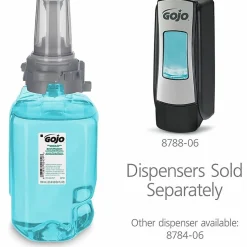 GOJO® ADX-7 Foam Hand Wash Soap, Botanical Scent, 23.7 Oz, Carton Of 4 Bottles