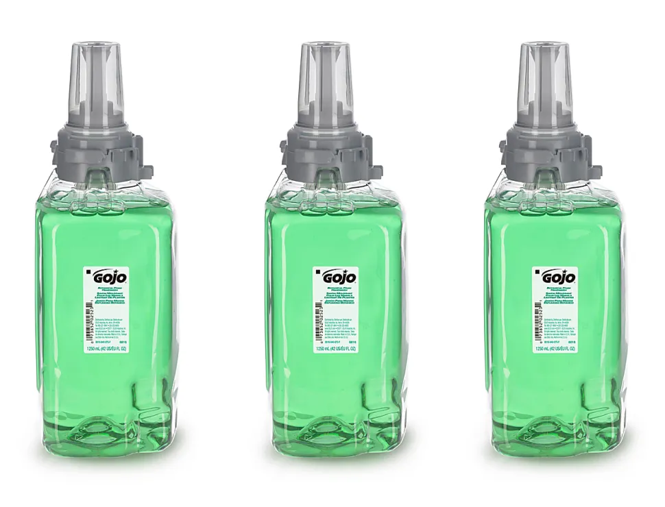GOJO® Foam Hand Wash Soap, Botanical Scent, 42 Oz, Case Of 3 Bottles