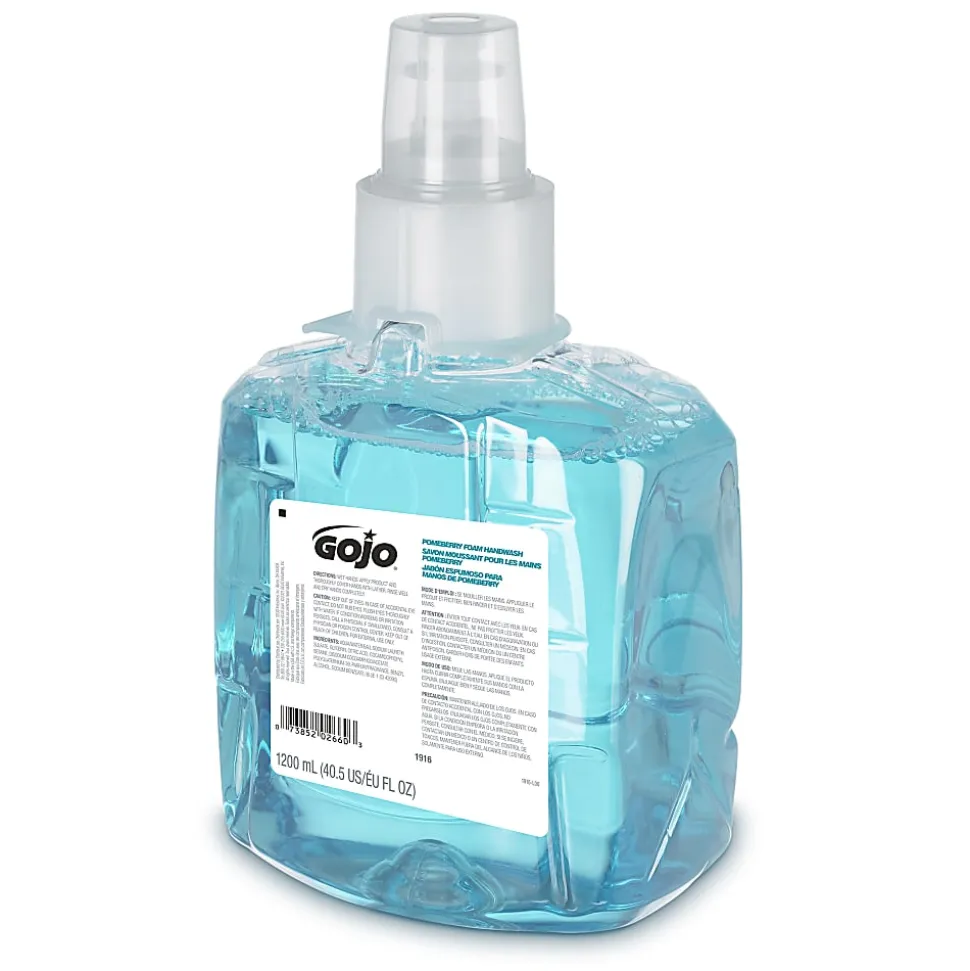 GOJO® Foam Hand Wash Soap, Pomeberry Scent, 40.5 Oz Refill