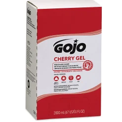 GOJO® Gel Pumice Hand Soap Cleaner, Cherry Scent, 67.6 Oz, Case Of 4 Refills