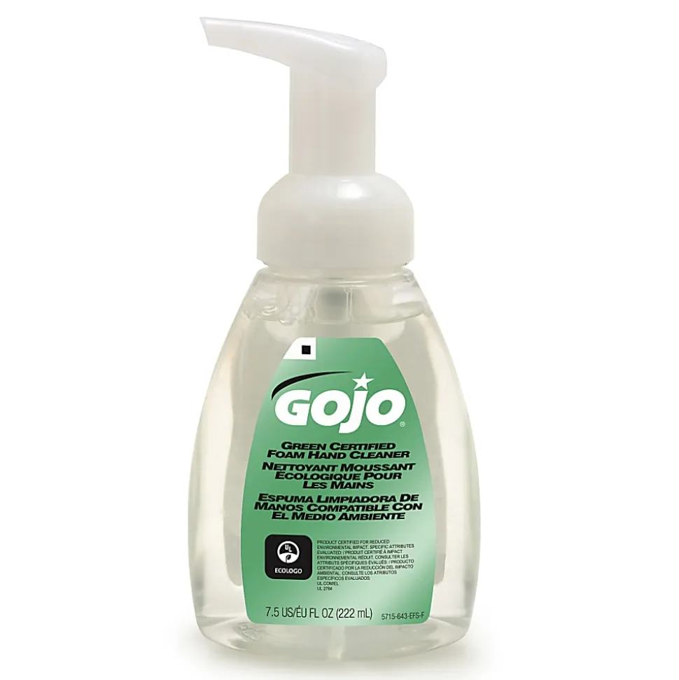 GOJO® Green Seal Certified Lotion Hand Wash Soap, Unscented, 7.5 Oz Pump Bottle