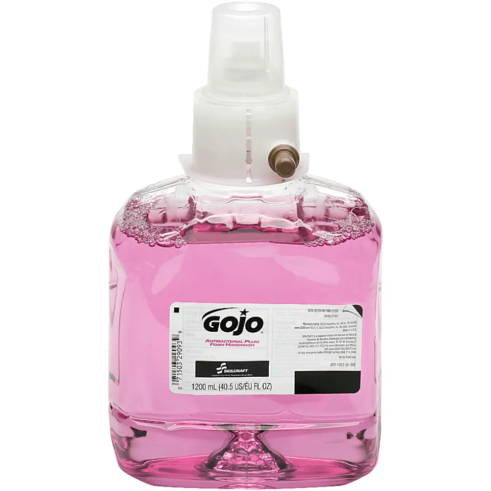 GOJO® LTX Foam Hand Wash Soap, Plum Scent, 40 Oz Bottle