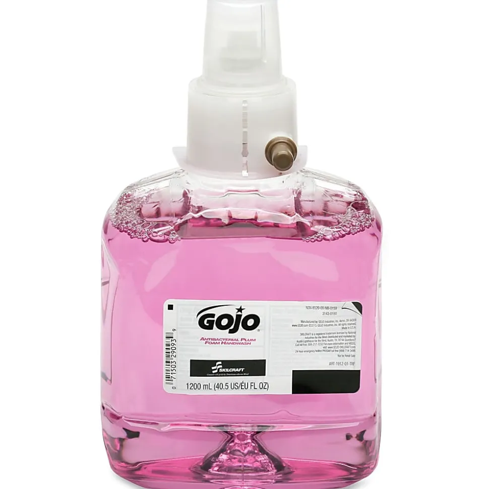 GOJO® LTX Foam Hand Wash Soap, Plum Scent, 40 Oz Bottle