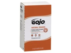 GOJO® Natural Orange Lotion Hand Pumice Soap, Citrus Scent, 67 Oz, Carton Of 4 Bottles