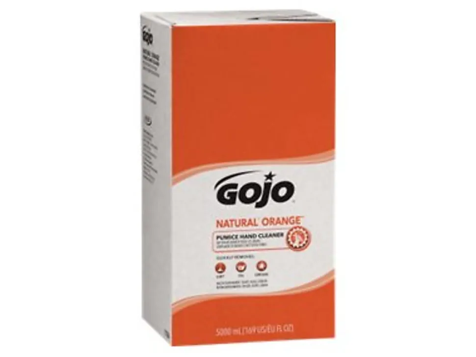 GOJO® Natural Orange Pumice Lotion Hand Soap Cleaner, Citrus Scent, 169.07 Oz Bottle