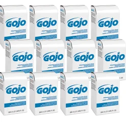 GOJO® Premium Lotion Hand Soap Refills, Waterfall Fragrance, 800 mL, Case Of 12 Refills