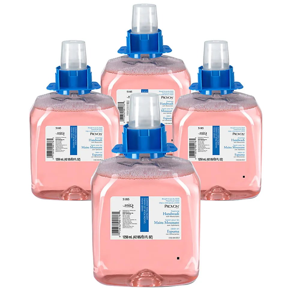 GOJO® PROVON® Moisturizing Foam Hand Wash Soap, Cranberry Scent, 42.27 Oz, Carton Of 4 Bottles