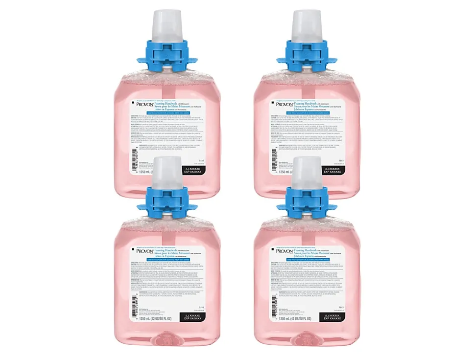 GOJO® PROVON® Moisturizing Foam Hand Wash Soap, Cranberry Scent, 42.27 Oz, Carton Of 4 Bottles